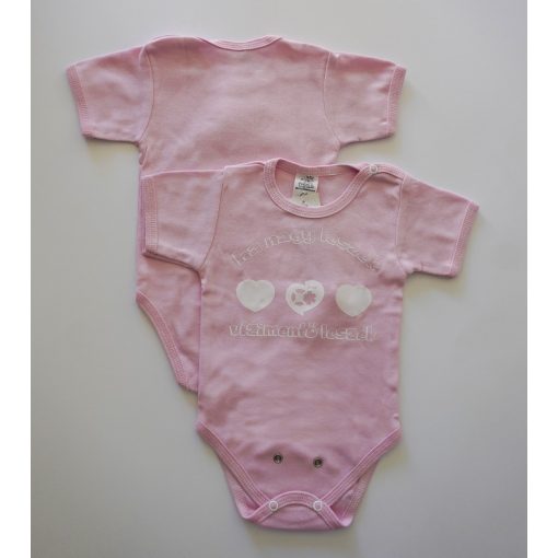 Baby body rózsaszín rövid és hosszú ujjú
